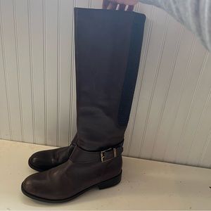 Knee high riding boots